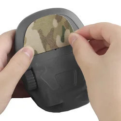 Adhesivo para auriculares tácticos, parche mágico de camuflaje para GEN6, accesorios de decoración para orejeras de auriculares para tiro de caza