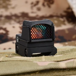 Protector para visera de casco con malla metálica panal