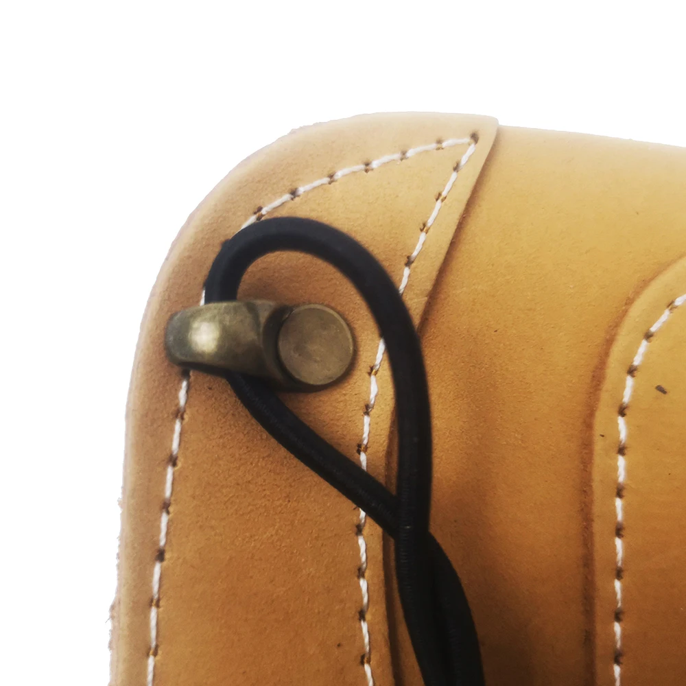 Protector de brazo de tiro con arco, guardabrazos de piel de vaca, capa superior de cuero de vaca esmerilado, Protector de brazo de tiro con arco, seguro para el antebrazo - imagen 3