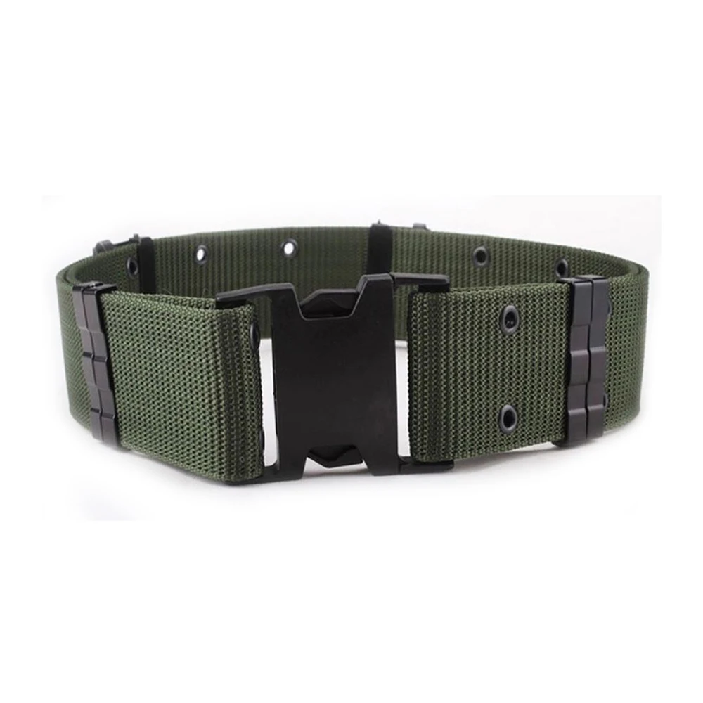 Cinturón táctico de liberación rápida para deportes al aire libre para hombre, cinturón de tela Oxford para caza, cinturón de combate multifunción - imagen 4