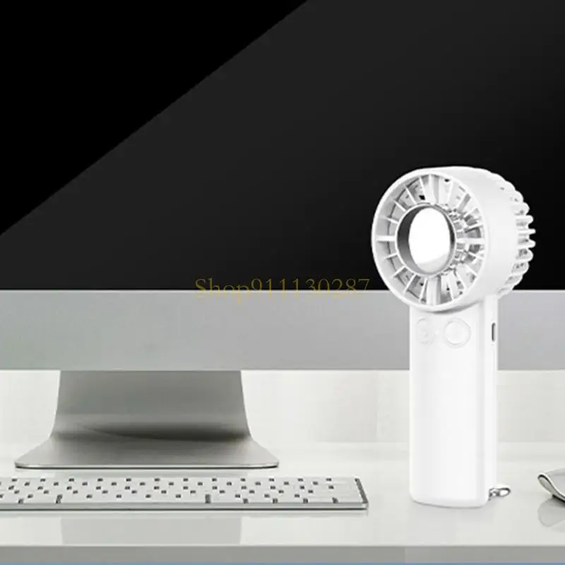 J1HC NUEVO estilo Handheld Hand Ice Semiconductor Faning Fan Astronaut USB Cargo Fuerte escritorio portátil viento - imagen 2