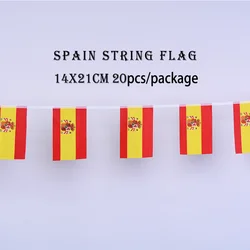 Banderines España de poliéster decorativos para fiestas y eventos