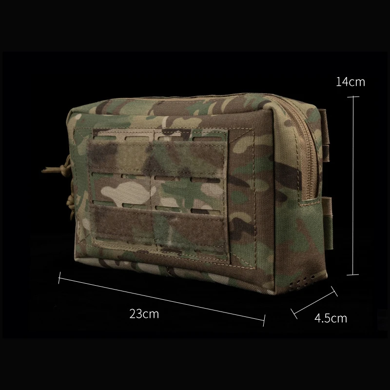 Riñonera táctica para deportes al aire libre, bolsa colgante con accesorio MOLLE, bolsa GP multifuncional de 9 "x 5" x 2 " - imagen 2