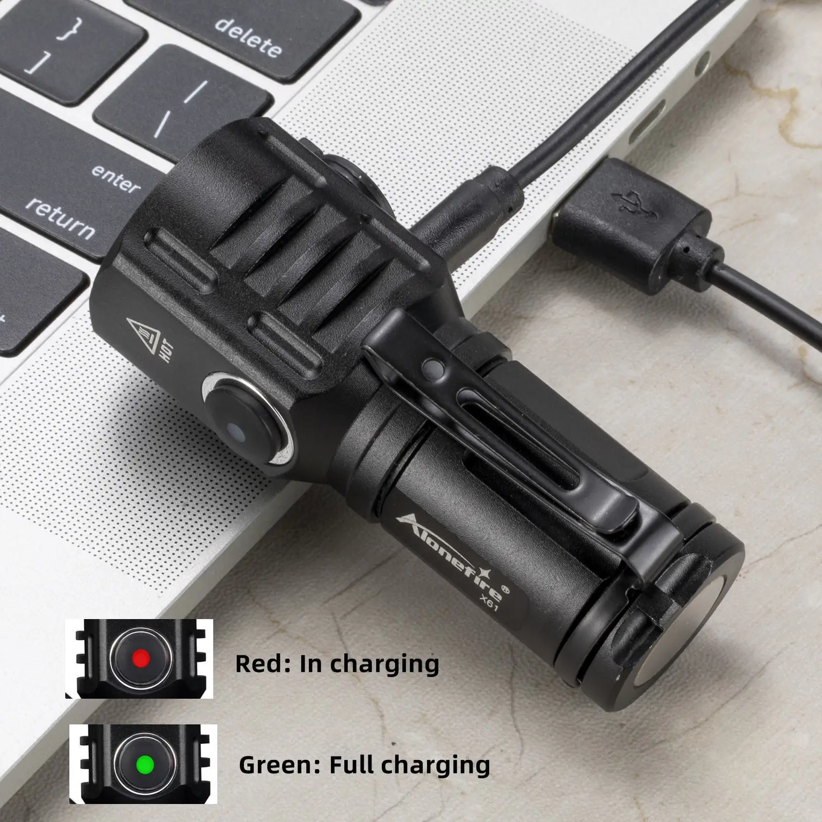 Mini linterna Led de palma de 6000K, 3x, tipo C, recargable, portátil, imán, para exteriores, senderismo, Camping, trabajo en casa, reparación de automóviles - imagen 5