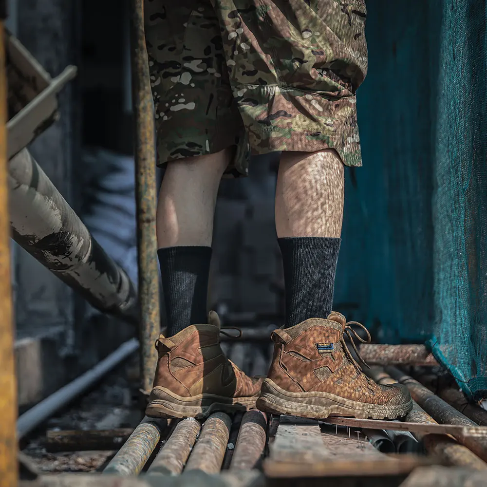 Emersongear etiqueta azul lagarto del desierto calcetines de entrenamiento funcionales 26cm desodorizante cómodo Camping Casual diario CoolMax EMB9748 - imagen 5