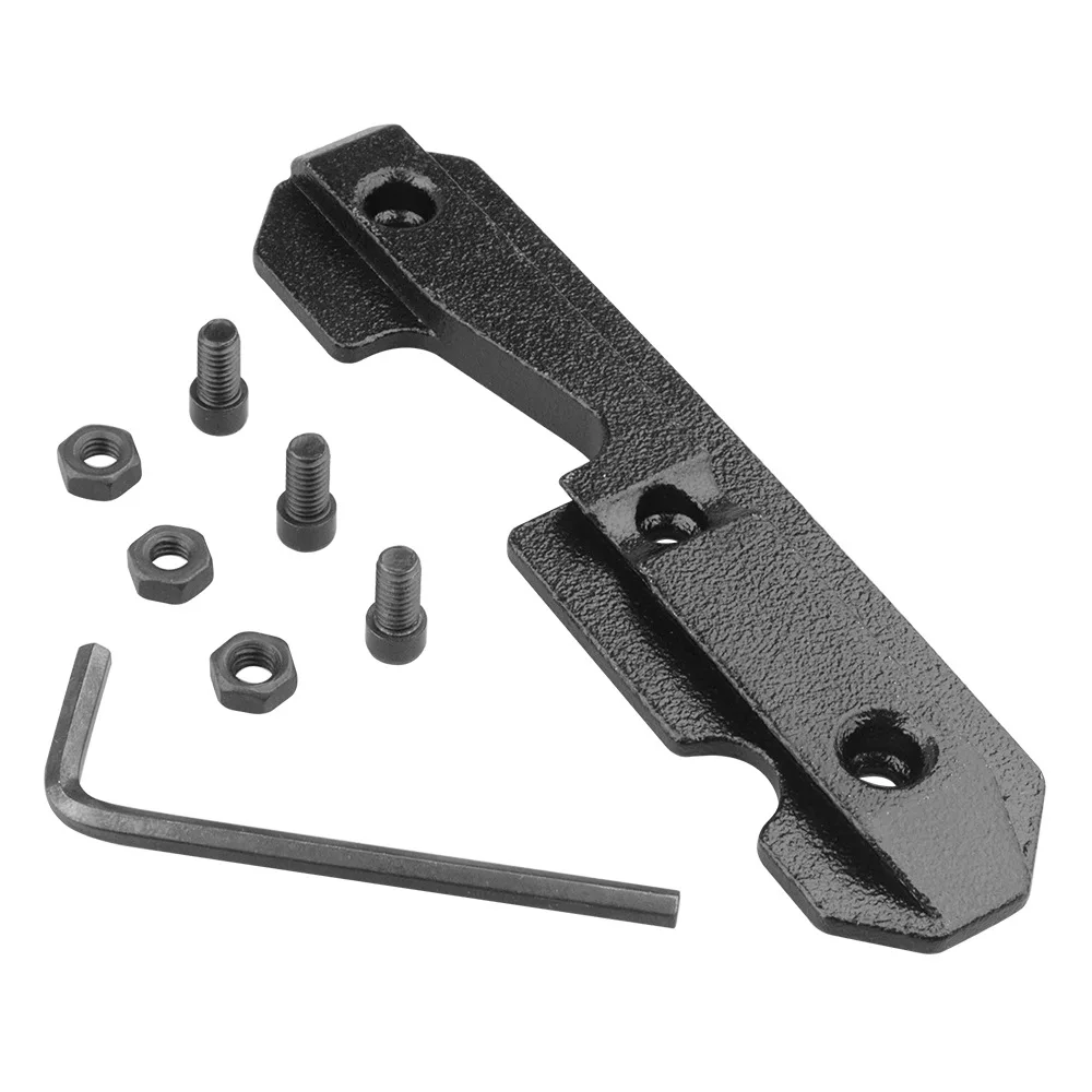 Placa lateral táctica de cola de milano de acero AK47, receptores estampados fresados, se acepta montaje de alcance de riel lateral AK Ruger 10/22 Mossberg 500 - imagen 3