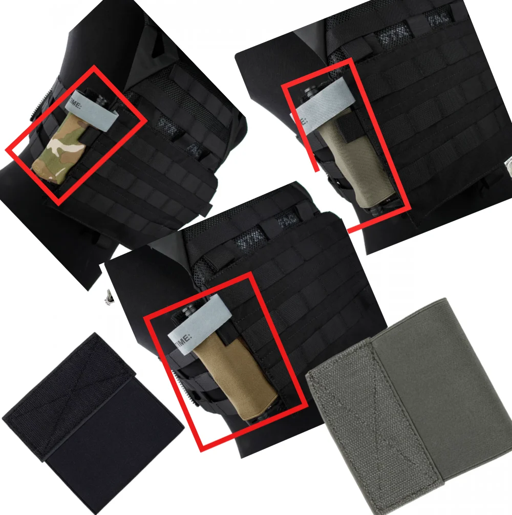 Soporte de torniquete táctico TMC TQ, chaleco de caza, portador de placa, ala lateral, sujetador mágico, bolsa de torniquete elástica, montaje TMC3155 - imagen 2
