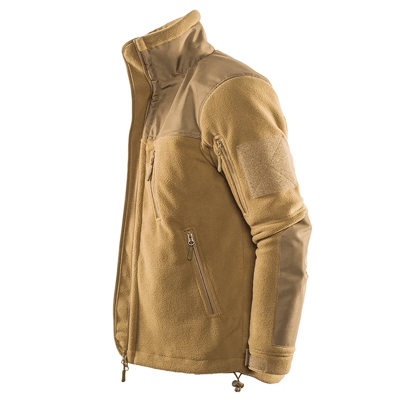 Chaqueta táctica militar de lana para hombre, abrigo térmico cálido de camuflaje, ropa de trabajo, prendas de vestir de Safari, Invierno - imagen 3