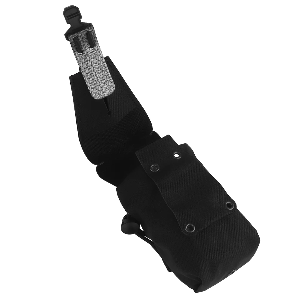 OPHIDIANTAC Molle Modular silencioso Flash Bang Pack bolsa Airsoft multifunción Flip Walkie Talkie paquete para CS caza tiro - imagen 5