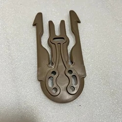 Clip adaptador MOLLE liberación rápida para cinturón táctico y fundas