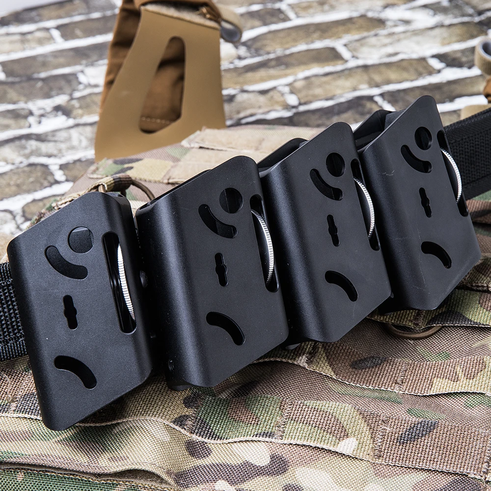 Funda de aluminio IPSC, bolsa para revistas USPSA, tiro de competición, tiro de velocidad multiángulo, funda para cinturón de pistola, accesorios Ipsc - imagen 3