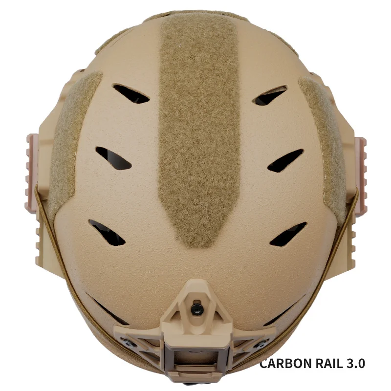 Casco táctico airsoft Wendy versión de fibra de carbono forro avanzado seguridad rescate de emergencia esquí sombrero escalada entrenamiento rescate - imagen 5