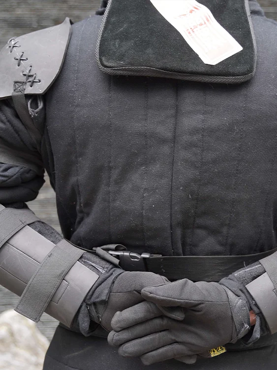 Espada de tamaño mediano, soldado externo, huelga, espada europea, soldado corto, protección para brazos y hombros - imagen 5