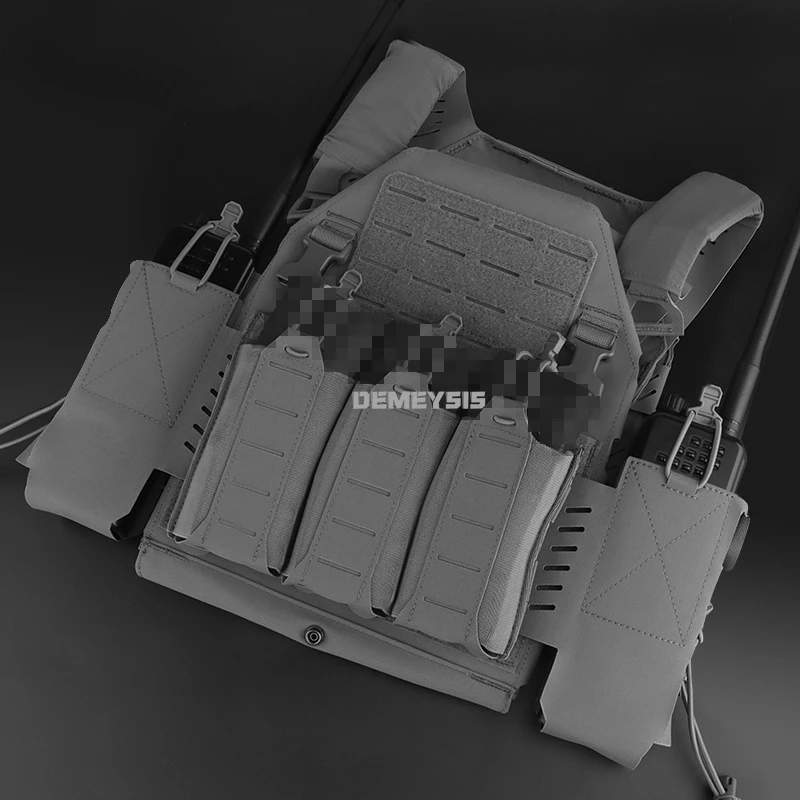 2 unids/pack bolsa de Radio Compatible con AN/PRC-148 AN/PRC-152 AN/PRC-163 caza táctica CS chaleco gancho bucle bolsa lateral bolsas - imagen 5