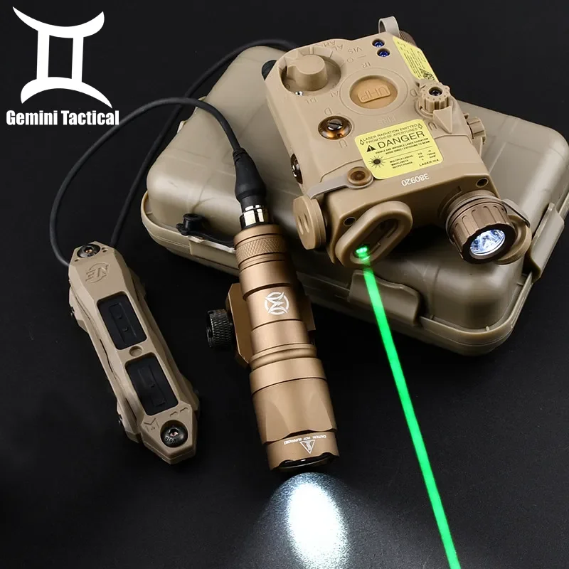 Wadsn-luz de relleno IR PEQ15 M600U, juego de linterna de caza al aire libre, Láser de punto rojo, verde, azul, foco M300A, interruptor Dual m-lok Keymod - imagen 3