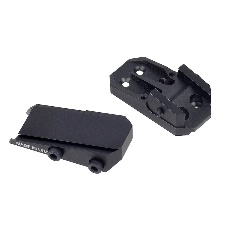 Adaptador elevador de montaje de mira óptica de puntería ajustable de Metal táctico para T01 T02 SR RM Docte Red Dot mira telescópica - imagen 4