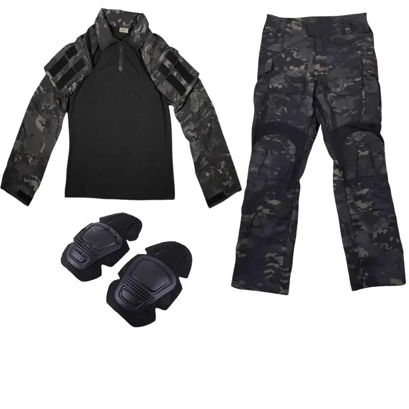 Traje militar de rana G3, conjunto de pantalones tácticos de combate, MC Patchwork, negro, gris, CS Warrior, caza al aire libre, Multicam - imagen 3