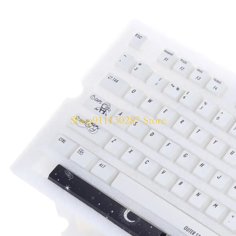 Teclas J1HC 134 teclas, teclas Retro PBT Cherry para diseño DIY 61 64 68 96 104 108