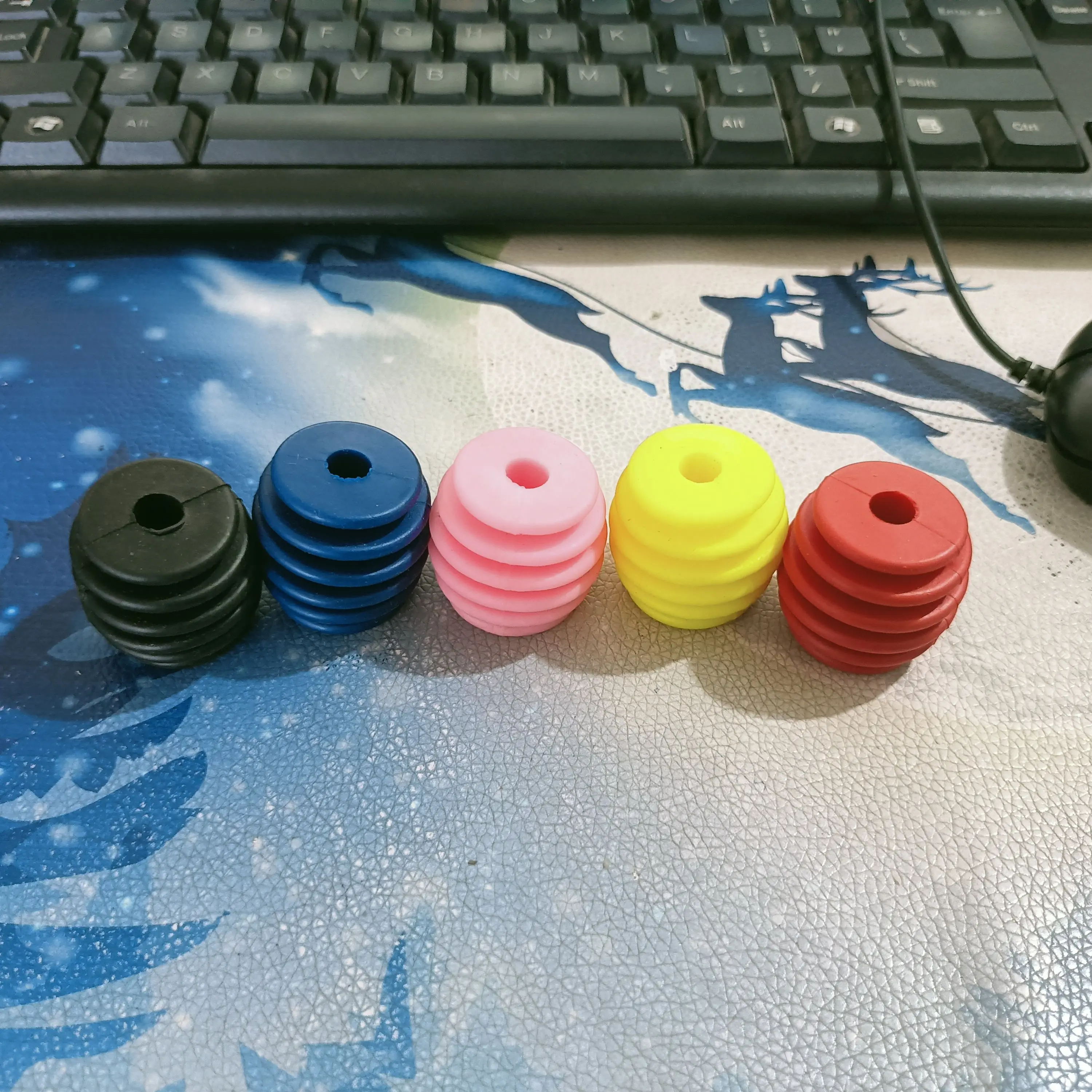 Amortiguadores de tope de arco compuesto, varilla de tope de goma, amortiguadores, equipo de tiro con arco, pequeños y altamente elásticos, 1 Uds. - imagen 3