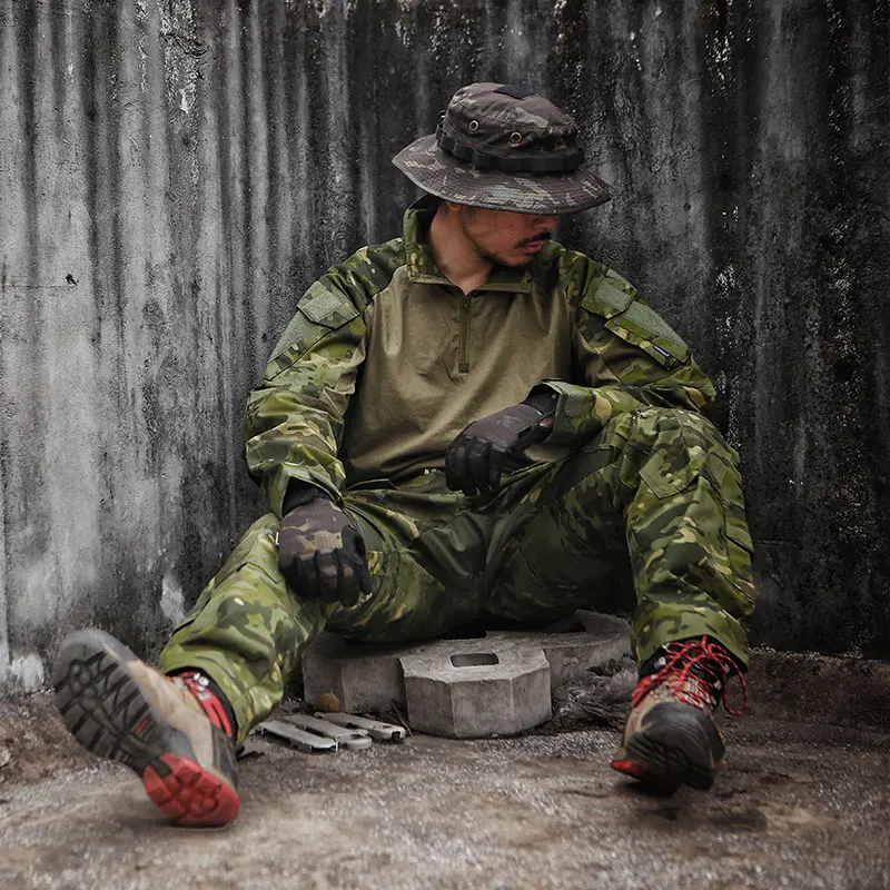 Emersongear-Conjunto de uniforme de combate táctico G3 Gen3, camisa de asalto para hombre, pantalón, traje de entrenamiento, Tops, pantalones Cargo, caza, nailon, MCTP - imagen 5