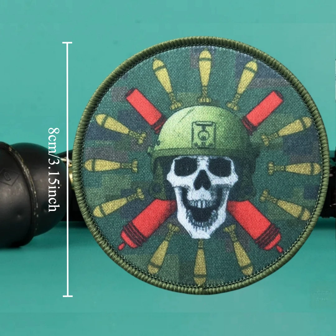 Parche del ejército Chevron "RAV", insignia de moral de soldado táctico, parches impresos con gancho para ropa, equipo militar, pegatina para casco - imagen 3