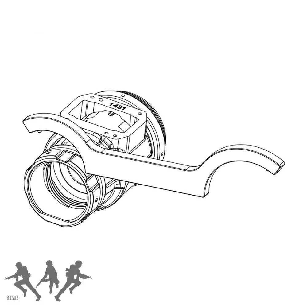NVG-Juego de herramientas de desmontaje de lentes oculares, llave inglesa para PVS14 ANVIS Bnvd1431, gafas de visión nocturna - imagen 2