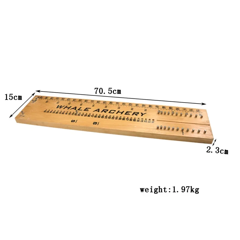 Tablero tejido de madera maciza para tiro con arco, cuerda de arco recurvo hecha a mano, herramienta de bricolaje, accesorios de caza, 1 unidad - imagen 2