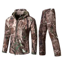 Chaqueta camuflaje impermeable transpirable para caza y pesca