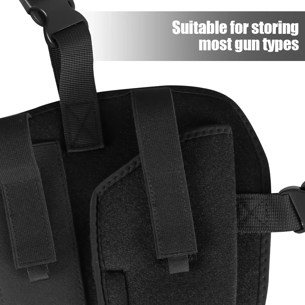 Universele Borst Gun Case Geschikt voor GL 26/43/17/1911/M9/PX4 Tactische Quick Pull Verborgen GL17 Colt1911 BETA M9/PX4 Opbergtas - imagen 5