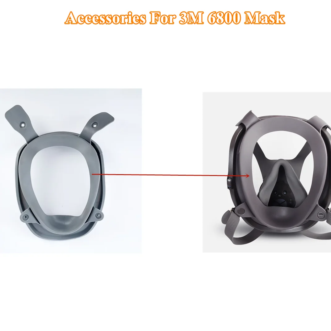 6898 Pantalla 6897 Diadema 6894 6864 Accesorio para 3M 6800 Máscara de gas Respirador químico Protector facial - imagen 5