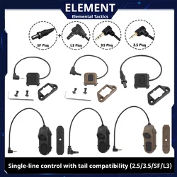 Element PEQ15 Interfaz 2,5/3,5/L3 habilitada para láser Cola de ratón con cable de doble control con luz AXON y luz constante en el ratón SF