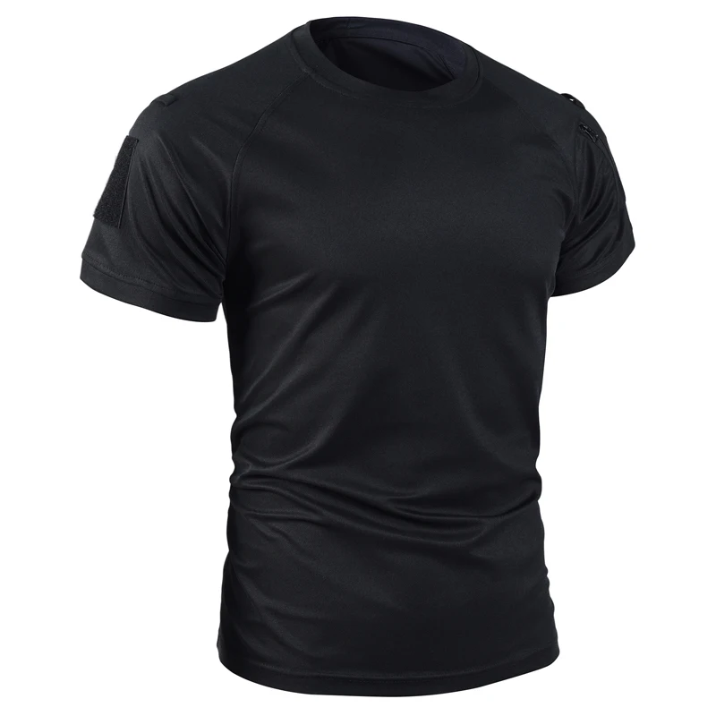 Black O-neck Zip