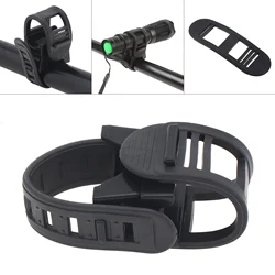 Soporte universal linterna bicicleta montaje 360° con correas ajustables