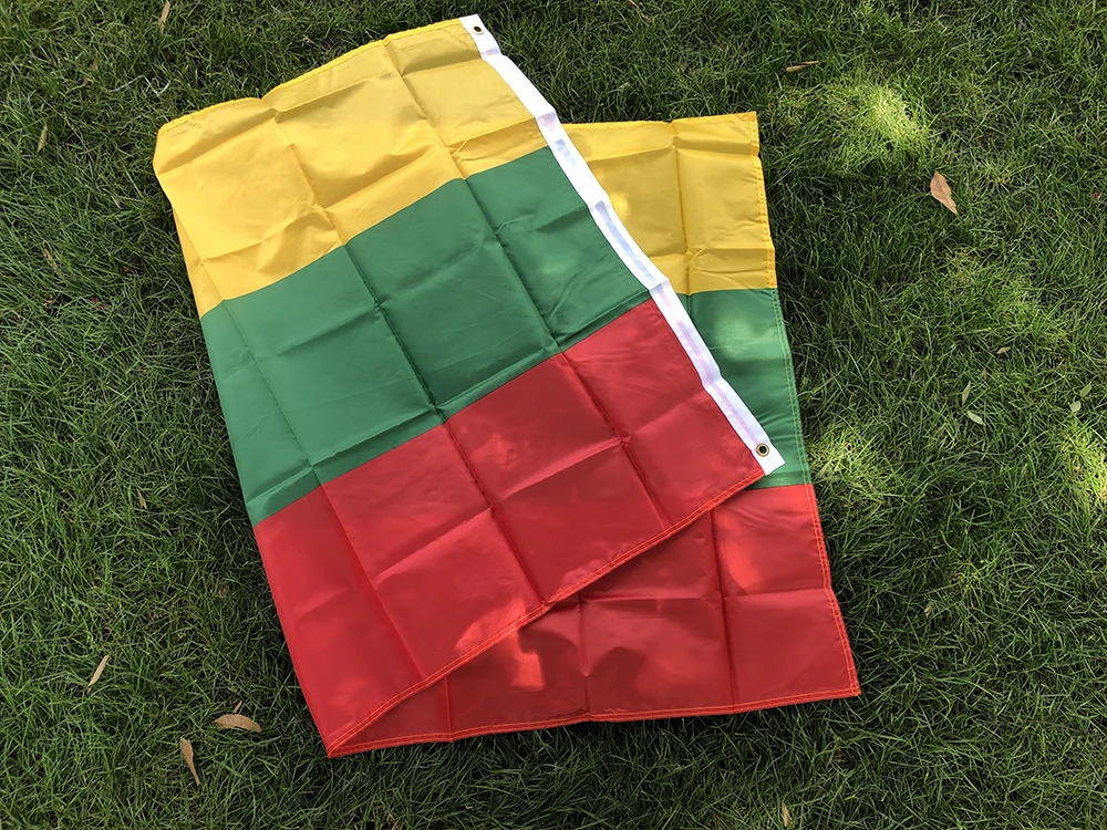 BANDERA SKY 90*150cm banderas lituanas 3x5FTS poliéster colgante bandera de Lituania pancartas exterior interior bandera grande - imagen 5