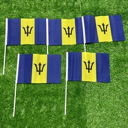 SKY FLAG Bandera Barbados de mano con asta plástica para deporte