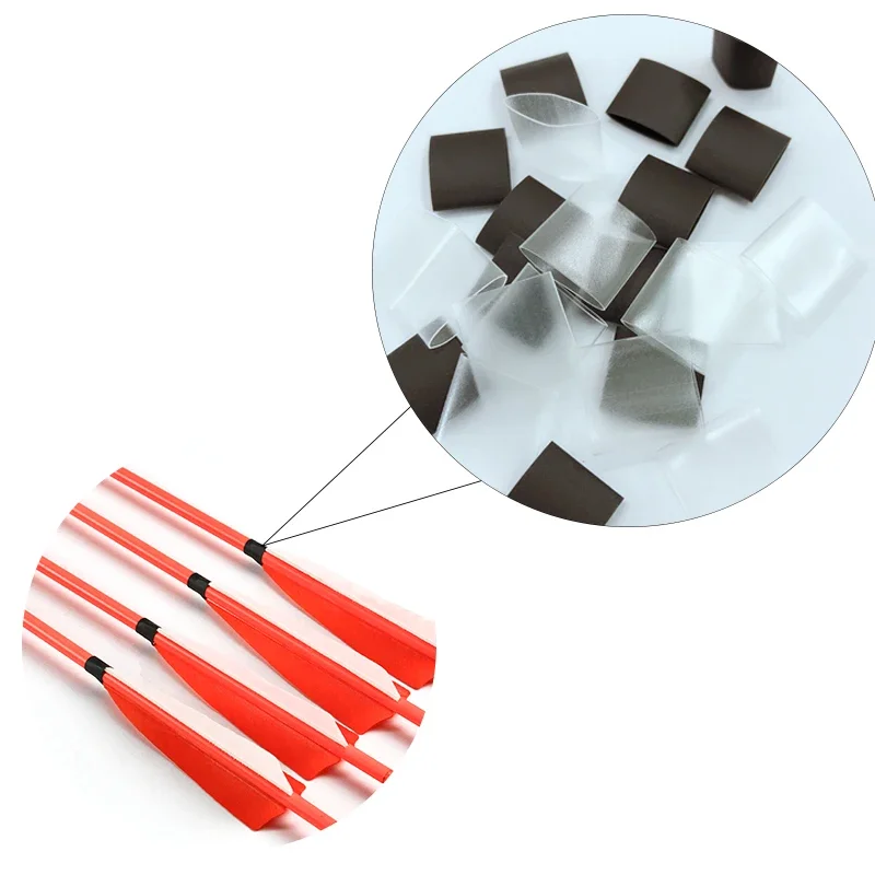 Tubo de arenero térmico de 36 piezas para tiro con arco, pluma de pavo, protege flechas, arco compuesto para caza, bricolaje