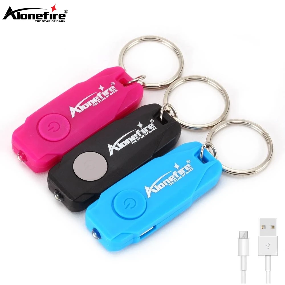 Linterna llavero táctico LED recargable USB para emergencias - imagen 5
