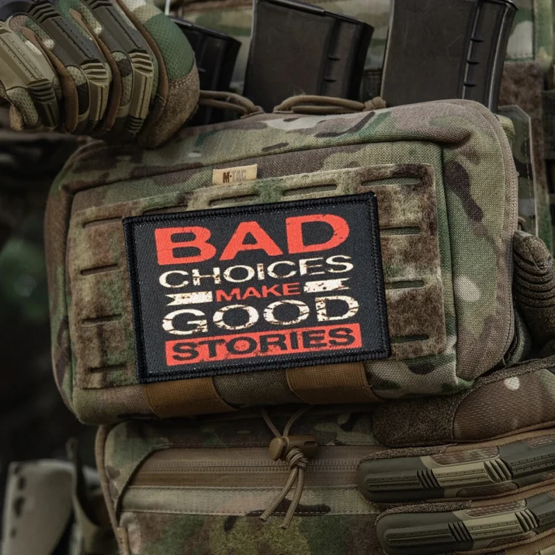 Parche estampado para chaleco táctico, insignia de moral con gancho y bucle, pegatinas para mochila, parches para brazalete para ropa