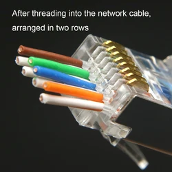 Conector RJ45 Cat6a blindado 8P8C STP FTP/SFTP para red modular
