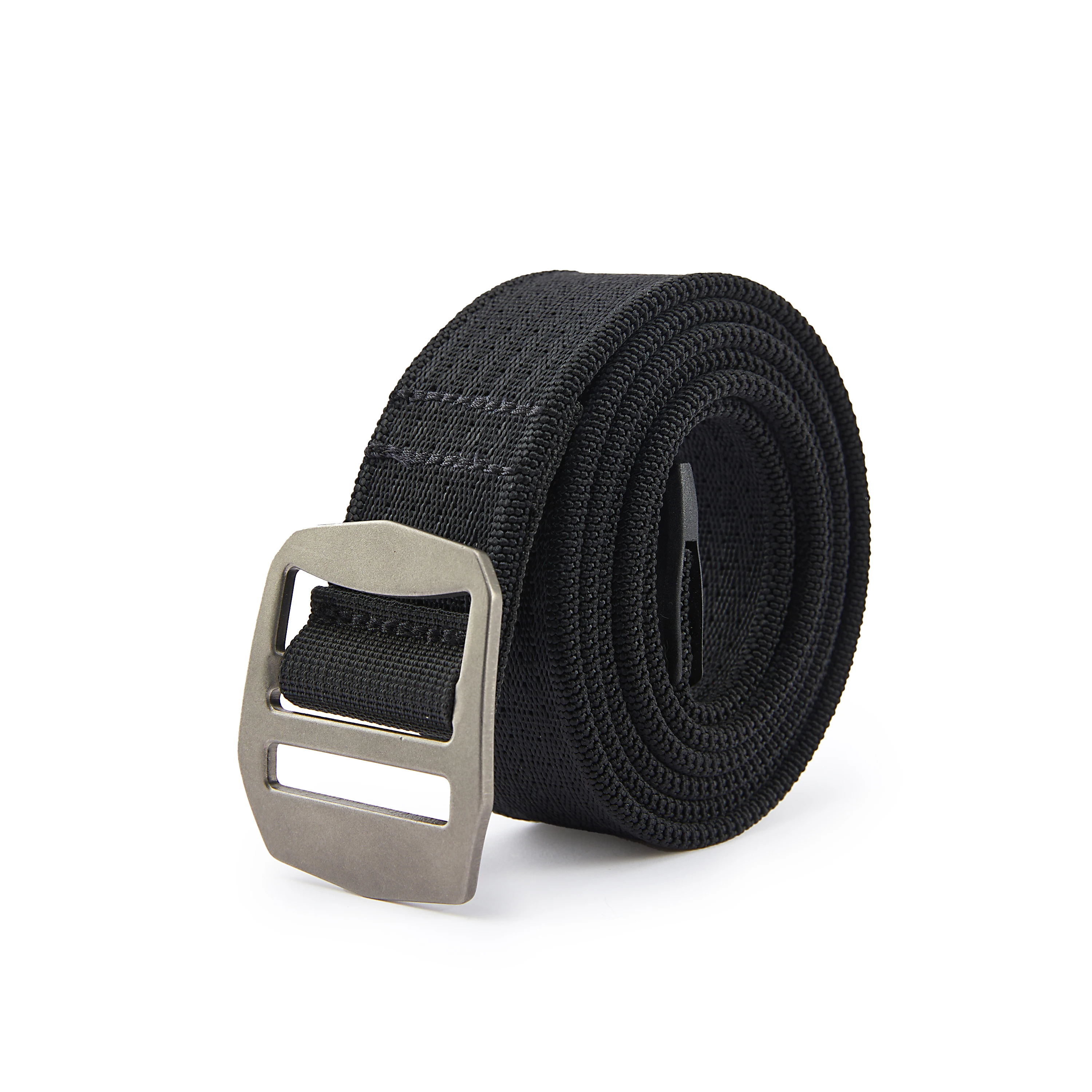 Cinturón táctico de titanio, cinturón de nailon elástico para hombre, cinturón tejido de lona para deportes al aire libre - imagen 4