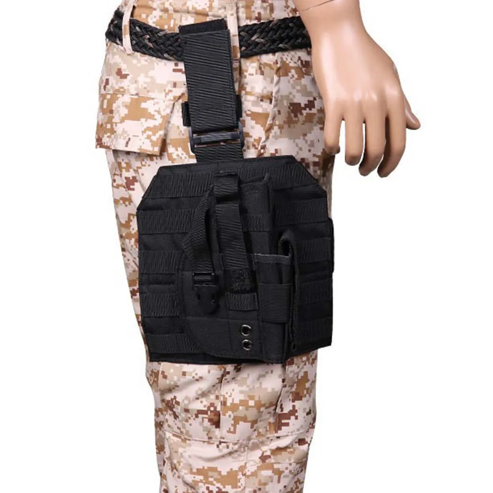 Bolsa de pierna táctica para exteriores, bolsa para colgar piernas 075, bolsa para pierna combinada multifuncional, bolsa para colgar cubierta de pierna impermeable de nailon - imagen 4