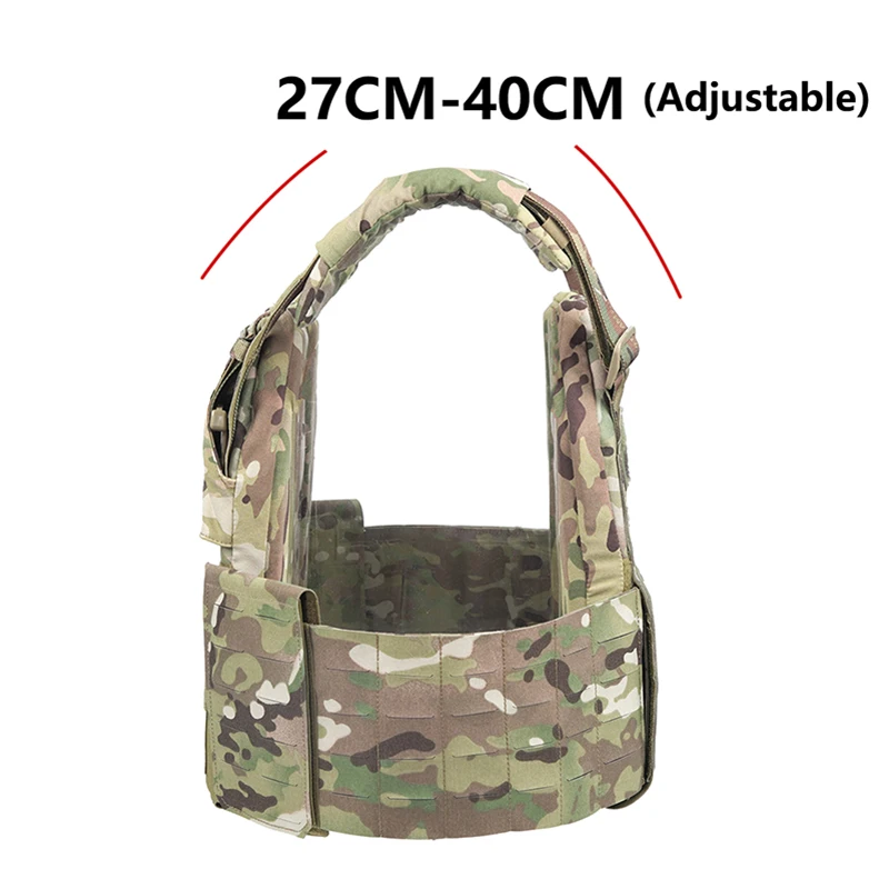 Chaleco táctico Thorax 2,0 HSP estilo portador de placa peso ligero MC Airsoft equipo de equipo juego de guerra al aire libre - imagen 3