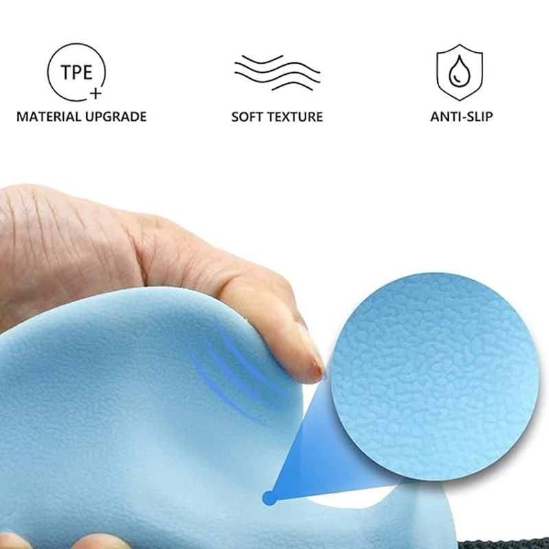 Mango extraíble ergonómico para Fitness, accesorio de Cable de polea de cuerda para tríceps con agarre de goma Natural antideslizante, mango colorido para gimnasio - imagen 5