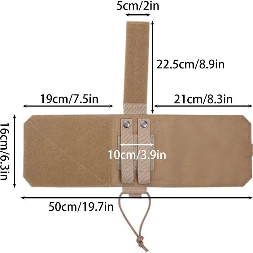 Riñonera táctica impermeable plegable para botella de agua - imagen 4