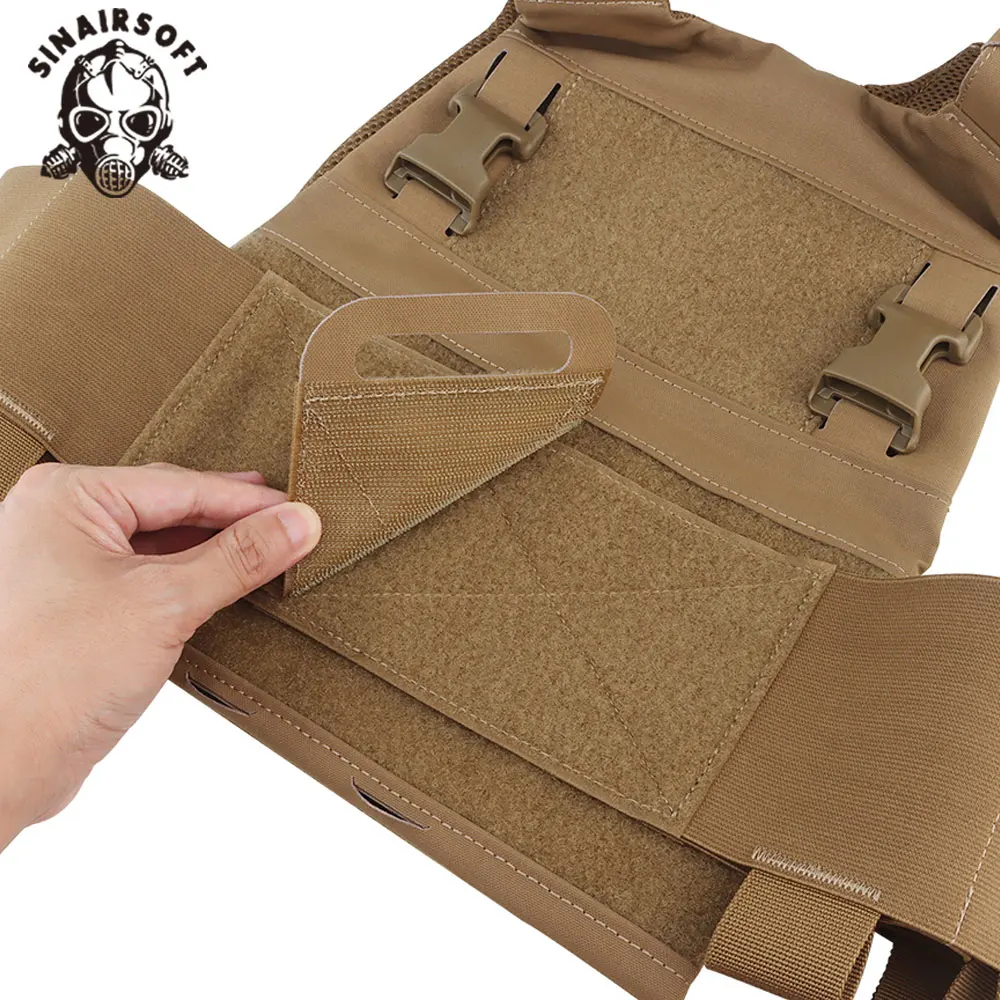 Chaleco táctico estilo Ferro ITW, correa de hombro acolchada con hebilla FCPC, Chaleco de bajo perfil, portador de placa, chaleco de caza elástico - imagen 5