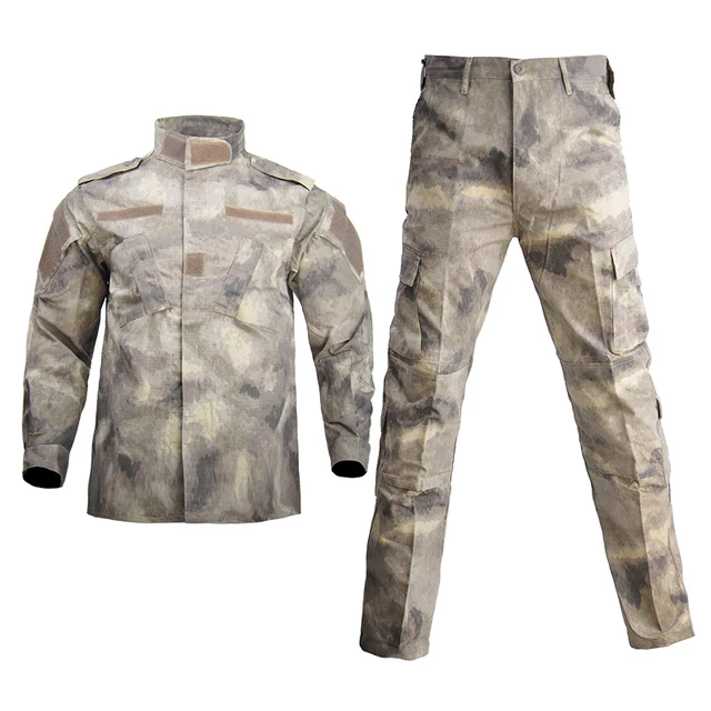 Uniforme de caza de camuflaje para hombres, traje táctico de fuerzas especiales, camisa de senderismo, conjunto de pantalones, ropa Militar de camuflaje - imagen 2