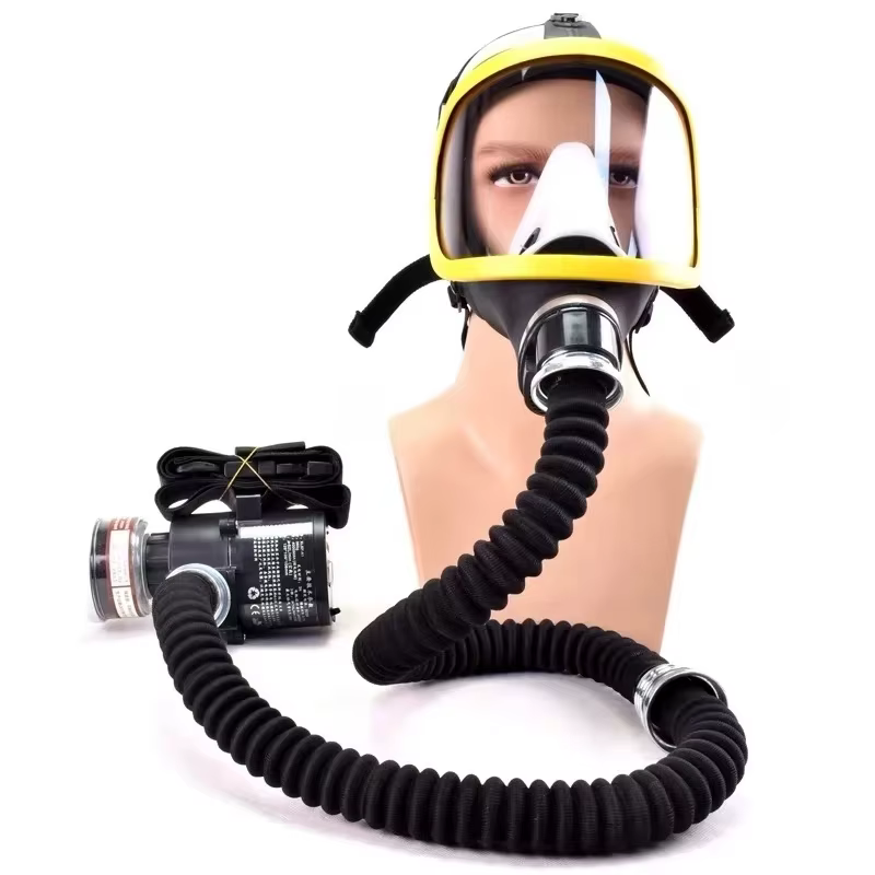 Máscara de gas cara completa con respirador – Protección laboral táctica - imagen 5