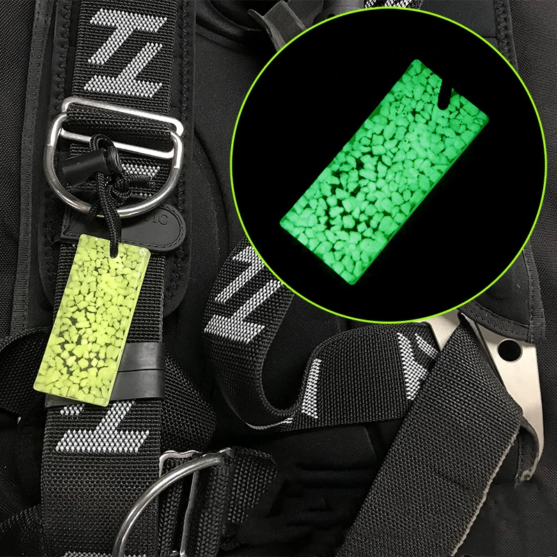 Parche de módulo con logotipo luminoso, luz de señal táctica que brilla en la oscuridad, bricolaje, decorativo para casco, chaleco, mochila, ropa con gancho - imagen 4