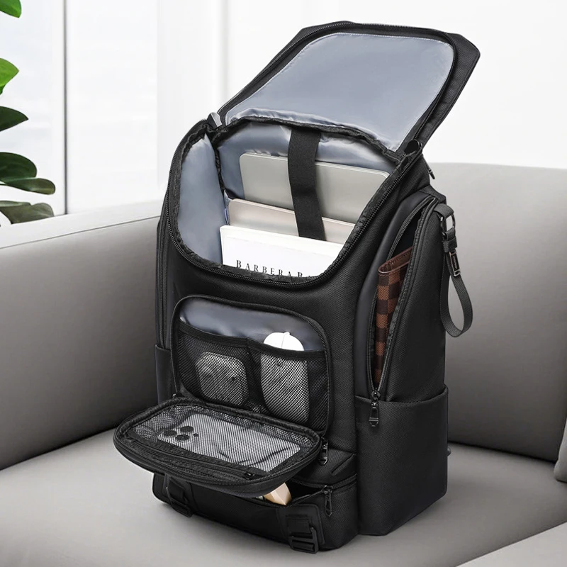 Mochila de viaje para deportes al aire libre, senderismo, Camping, escalada, senderismo, mochila para hombres, gran viaje de negocios, Fitness, bolsas para ordenador portátil universitario - imagen 3