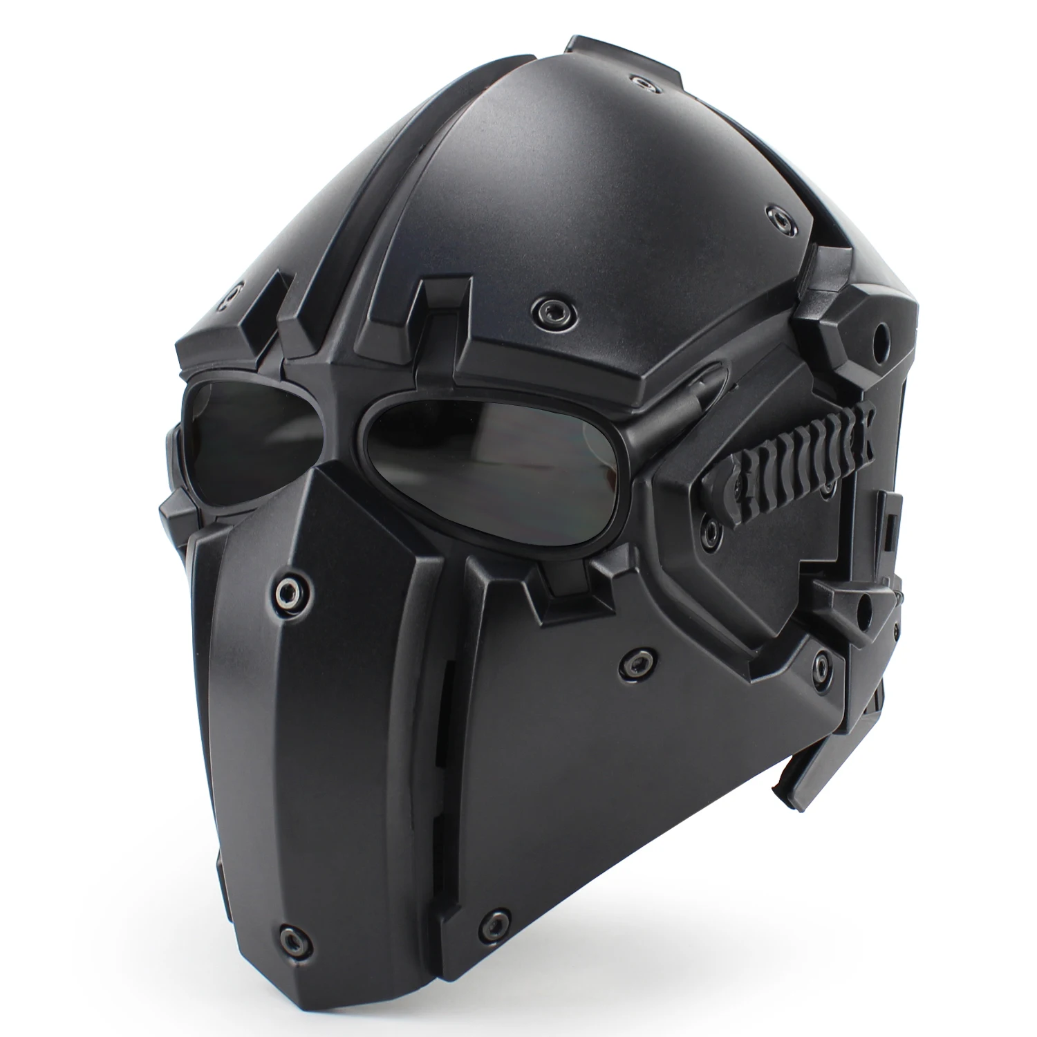Casco táctico integrado, máscara de protección completa para Airsoft Paintball Wargame, equipo de ciclismo para motocicleta al aire libre de alta calidad - imagen 3